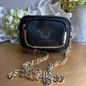 Versace Parfums Medusa Head Clutch Crossbody